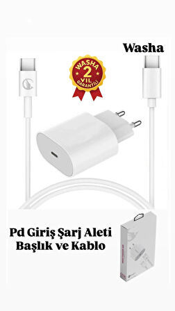 23w PD Başlık Kablo Iphone 15 16 Plus Pro Max Typc-e Hızlı Şarj Aleti 15 16 Pro Plus Apple Uyumlu