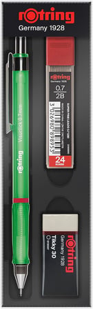 Visuclick Min Silgi 3'lü Okul Seti- 0.7 mm Yeşil