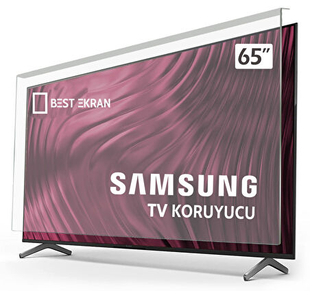 Samsung 65DU8000 Tv Ekran Koruyucu - Samsung 65" inç CRYSTAL 4 K KIRILMAZ KORUYUCU UE65DU8000UXTK