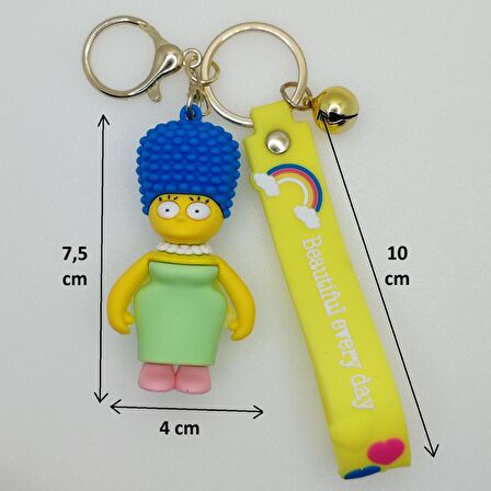 Simpsonlar Marge Simpson Lüx Büyük Anahtarlık