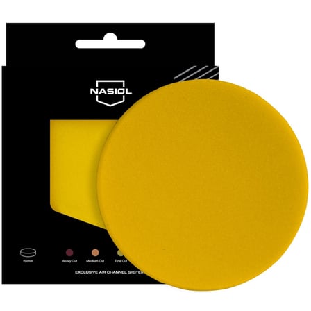 Özel Hava Kanallı Polisaj Pedi Sarı-150 Mm-Yumuşak Polisaj Pasta Cila Süngeri, Detailing, Oto Uygulama Süngeri, Aplikatör Süngeri, Zımpara Ve Parlatma Polisaj Yastığı