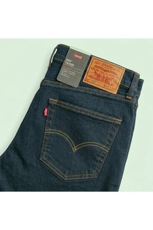 502 Taper likralı esnek kumaş erkek kot pantolon--laci yeşil tint--- Laciverttnt / 40/32