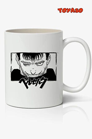 Berserk Anime Temalı Beyaz Kupa Bardak Sevgiliye Arkadaşa Hediye
