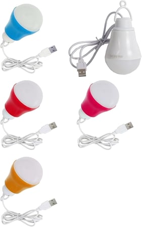 gaman Power Master Usb Kablolu 5 Watt Beyaz Led Ampul%90 Enerji Tasarrufu Renkli