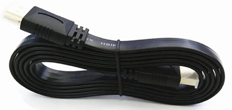 Yassı Flat Slim Hdmi Kablo Uyumlu 4k Full Hd 4k 60hz 2.0 Uyumlu 4K 60p çözünürlük uyumlu 18 Gbps veri aktarım hızı, ethernet kanallı (0.5 METRE)
