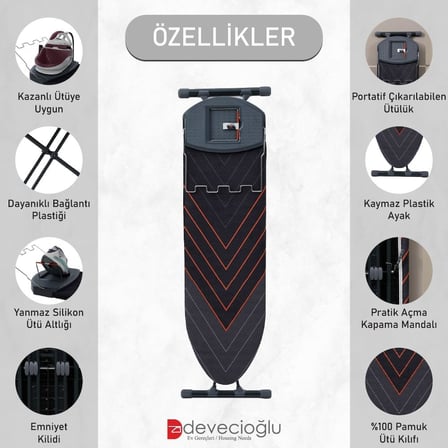 Harbinger Yeni Nesil StrongBoard Ütü Masası MM149
