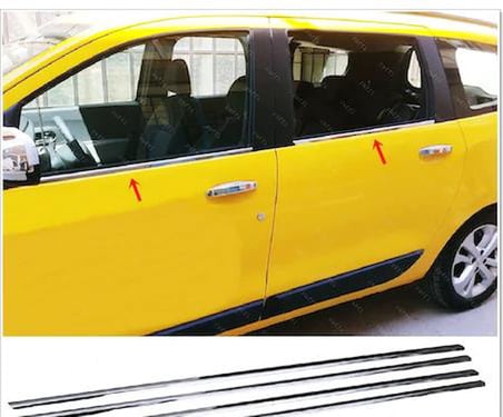 DACİA LODGY 2012- KROM CAM ÇITASI 4 PRÇ