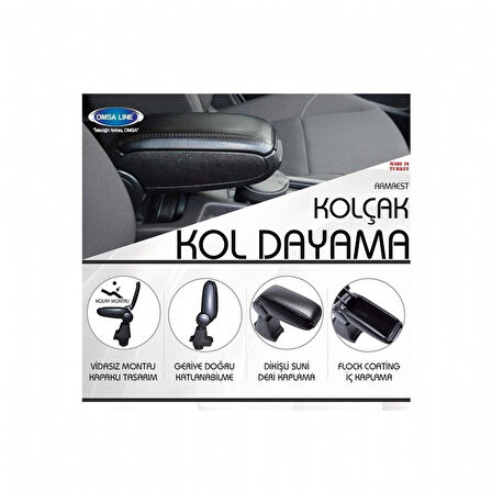 CITROEN C-ELYSEE 2012- SİYAH KOL DAYAMA