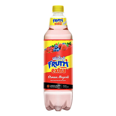 Uludağ Frutti 1 lt 6 lı Karma Paket - Mandalina - Orman Mey -Yeşil Limon