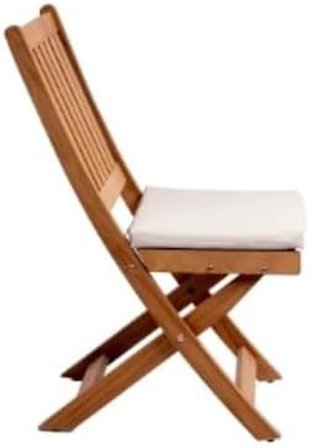 Bahçe Balkon Salon Kare Alt Sandalye Minderi Krem
