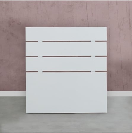Huga Tek Kişilik Beyaz Yatak Başlığı 90Lk / 90 Cm Baza Başlık