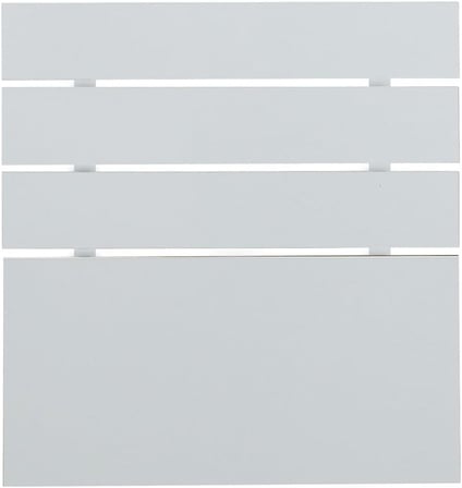 Huga Tek Kişilik Beyaz Yatak Başlığı 90Lk / 90 Cm Baza Başlık
