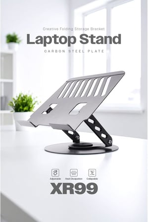 Power-way 360° Dönebilen Metal Ayarlı Macbook &amp; Notebook Standı