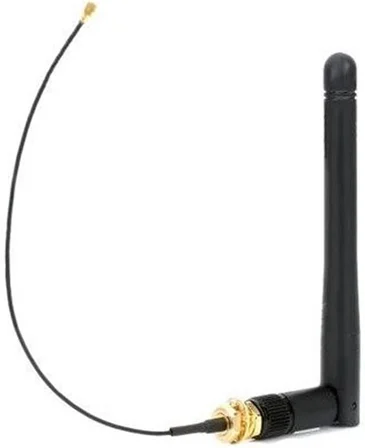 2.4Ghz 3dBi Wifi Anten Seti Esp8266 Sma + Ufl Soket 900Mhz 1800Mhz 2400Ghz RF Esp-07 Esp32 Gsm Wifi Sinyal Mesafe Güç Artırıcı 2G 3G 4G