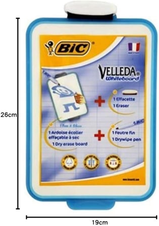 BIC Velleda Mini Beyaz Tahta 1218 + Kalem + Silgi