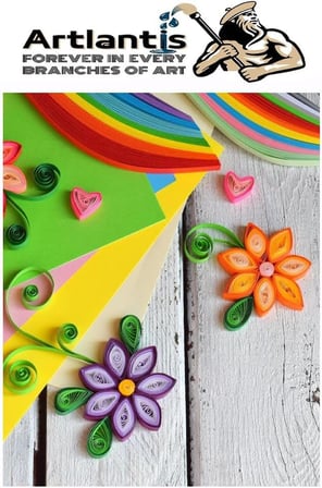 Quilling Seti 5 mm İnce 1 Paket Quling Kağıt Katlama Kıvırma Sanatı Telkari Kuiling Karışık Renkli