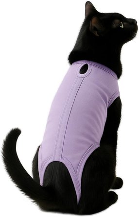 Kedi ve Köpek Kıyafeti &amp; Elbisesi Lila Medikal Veteriner Çıkışı Tulum Bej XL
