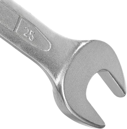 Izeltaş Çatal Iki Ağız Anahtar Kısa Boy, Krom, 14 X 15 mm