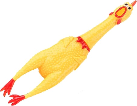 Çığlık Tavuk Oyuncak Sarı Kauçuk Squaking Tavuk Oyuncak Yenilik Ve Dayanıklı Kauçuk Tavuk Stres Giderici Yetişkinler Çocuklar Için Komik Güvenlik Oyuncak Evcil Hayvanlar (35 Cm)