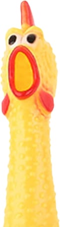 Çığlık Tavuk Oyuncak Sarı Kauçuk Squaking Tavuk Oyuncak Yenilik Ve Dayanıklı Kauçuk Tavuk Stres Giderici Yetişkinler Çocuklar Için Komik Güvenlik Oyuncak Evcil Hayvanlar (35 Cm)