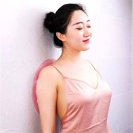 CELİK AVM® Silikon Fırçalı Banyo Masaj Matı ve  Ayaklar için Topuk Masaj Paspası