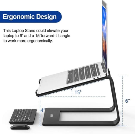 M5 Alüminyum Ergonomik Katlanır Macbook Bilgisayar Standı Bilgisayar Yükseltici 10 –17 inç