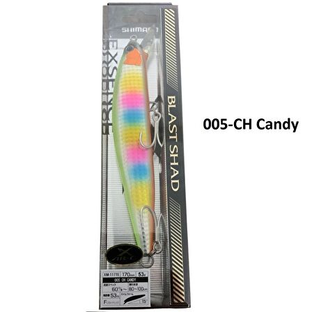 Shimano Exsence Blast Shad 17cm 53gr  80-100cm Dalar Maket Yem