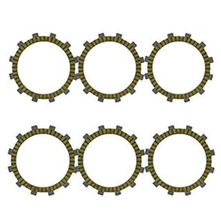 Motobir Debriyaj Balatası 6'Lı Set Cf Moto Nk 250 2023-2024