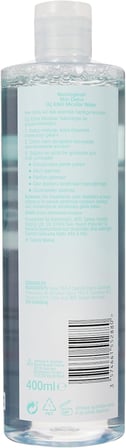 Skin Detox Micellar Water 3'ü 1 Arada Nazik Temizleyici Kir ve Makyaj Temizleme Suyu Yüz Göz Dudak İçin 400 ml