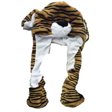 Suyutti K25465-04 Kaplan Figürlü Hareketli Çocuk Şapka