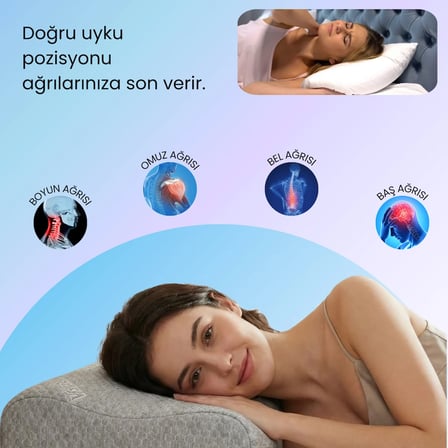 ErgoSupport Mega Boy Ortopedik Visco Yastık