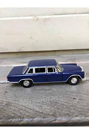 Welly 1963 Mercedes-Benz 600 Diecast Metal Araba Model Araba Oyuncak Araba Çek Bırak Araba 12 Cm