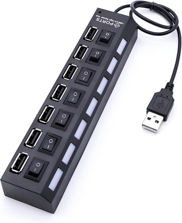 A4874-7 Portlu Usb 2.0 Hub Switch Çoklayıcı Çoğaltıcı