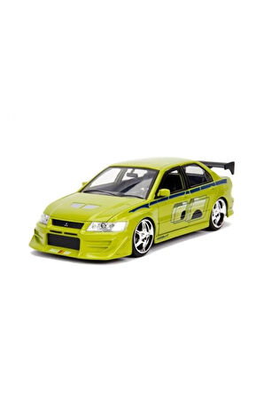 Diecast Mitsubishi Lancer Evolution Hızlı ve Öfkeli Fast & Furious 2002 Brian Mitsubishi Lancer VII