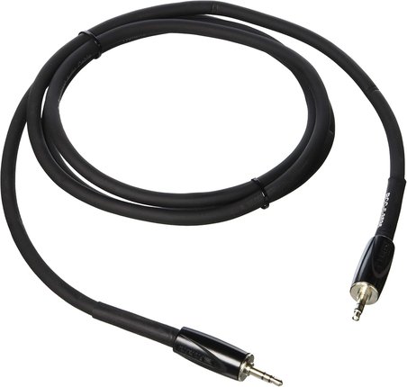 Roland Siyah Serisi Ara Bağlantı Kablosu, 3,5 mm TRS - 3,5 mm TRS, Dengeli, 5 fit