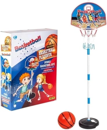 Giffy/Ayaklı Büyük Boy Basketbol Potası 120cm Portatif Basketbol Pota Ayarlanabilir Boy