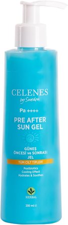 Celenes Herbal Güneş Öncesi ve Sonrası Nemlendirici ve Ferahlatıcı Jel