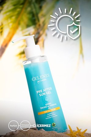 Celenes Herbal Güneş Öncesi ve Sonrası Nemlendirici ve Ferahlatıcı Jel