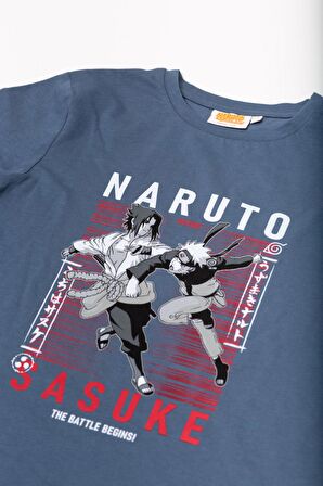 ORİJİNAL NARUTO SASUKE ÇOCUK TSHIRT-1180416-İNDİGO