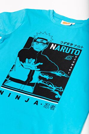 ORİJİNAL NARUTO NINJA ÇOCUK TSHIRT-1180371-MAVİ