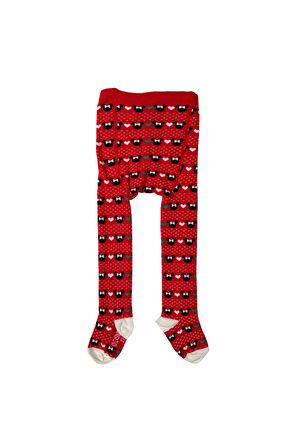 ORİJİNAL LİSANSLI DISNEY MICKEY MOUSE BEBEK KÜLOTLU ÇORAP KIRMIZI TEK M003