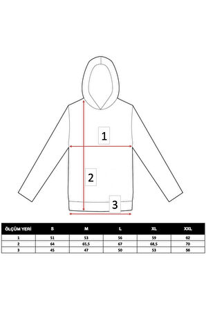 Kadın Ekru Kapüşonlu 3 Iplik Şardonlu Polarlı Reglan Kol Sweatshirt S-103