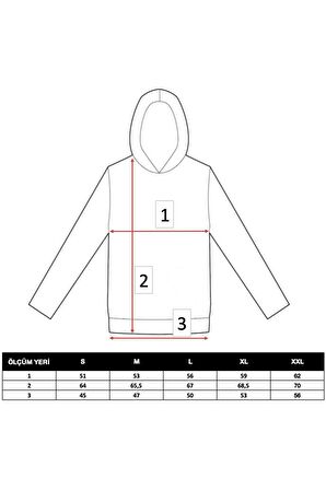 Kadın Ekru Kapüşonlu 3 Iplik Şardonsuz Polarsız Reglan Kol Sweatshirt S-104