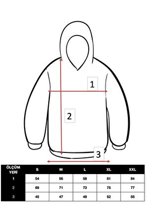 Erkek Ekru Kapüşonlu Kanguru Cepli 3 Iplik Içi Şardonlu Polarlı Sweatshirt S-204