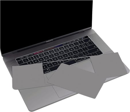 MacBook Pro 14.2 inç Touchpad Trackpad Koruyucu Sticker Uyumlu M1 M2 M3 M4 M5 Mat Ultra İnce Çizilme Önleyici Gri