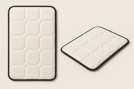 80x45 cm Ortopedik Kedi Yatağı | Yumuşak ve Destekleyici Yatak, Kaymaz Tabanlı, Yıkanabilir Kedi Yatağı, Uzun Ömürlü Peluş Minder, Evcil Hayvan Konfor Yatağı
