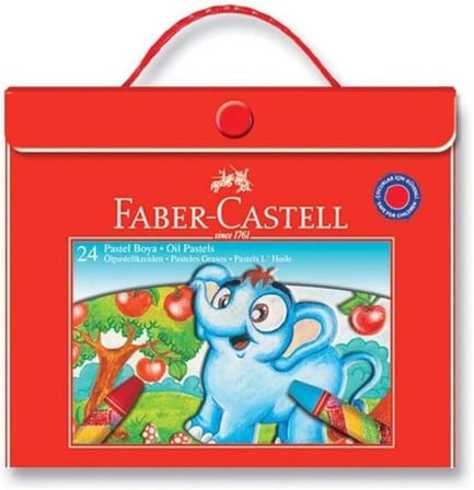 Faber-Castell Karton Çantalı Pastel Boya 24'lü