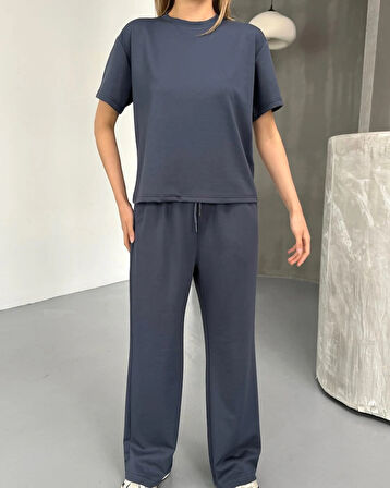 Antrasit - Cupra Kısa Kollu Modal Takım