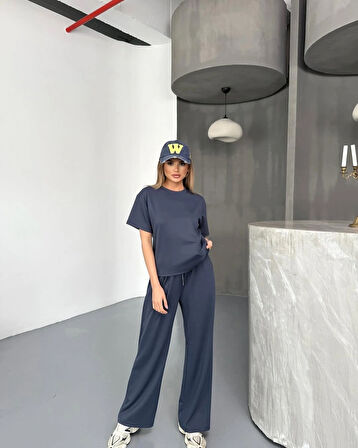 Antrasit - Cupra Kısa Kollu Modal Takım