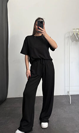 Siyah - Cupra Kısa Kollu Modal Takım